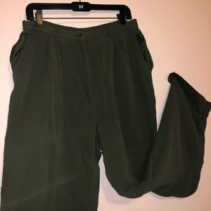 Silk Trousers with pockets